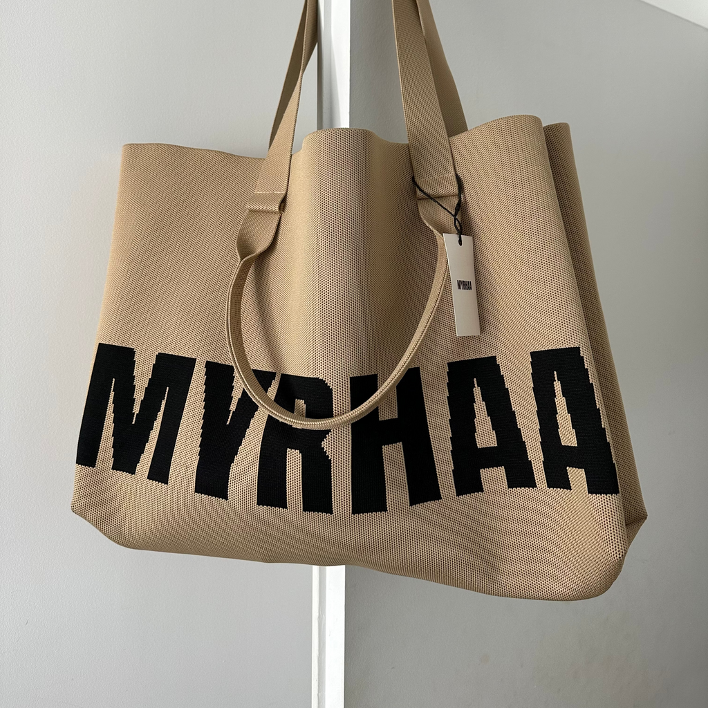 Tote-Bag Beige Noir - MYRHAA