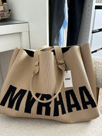 Tote-Bag Beige Noir - MYRHAA