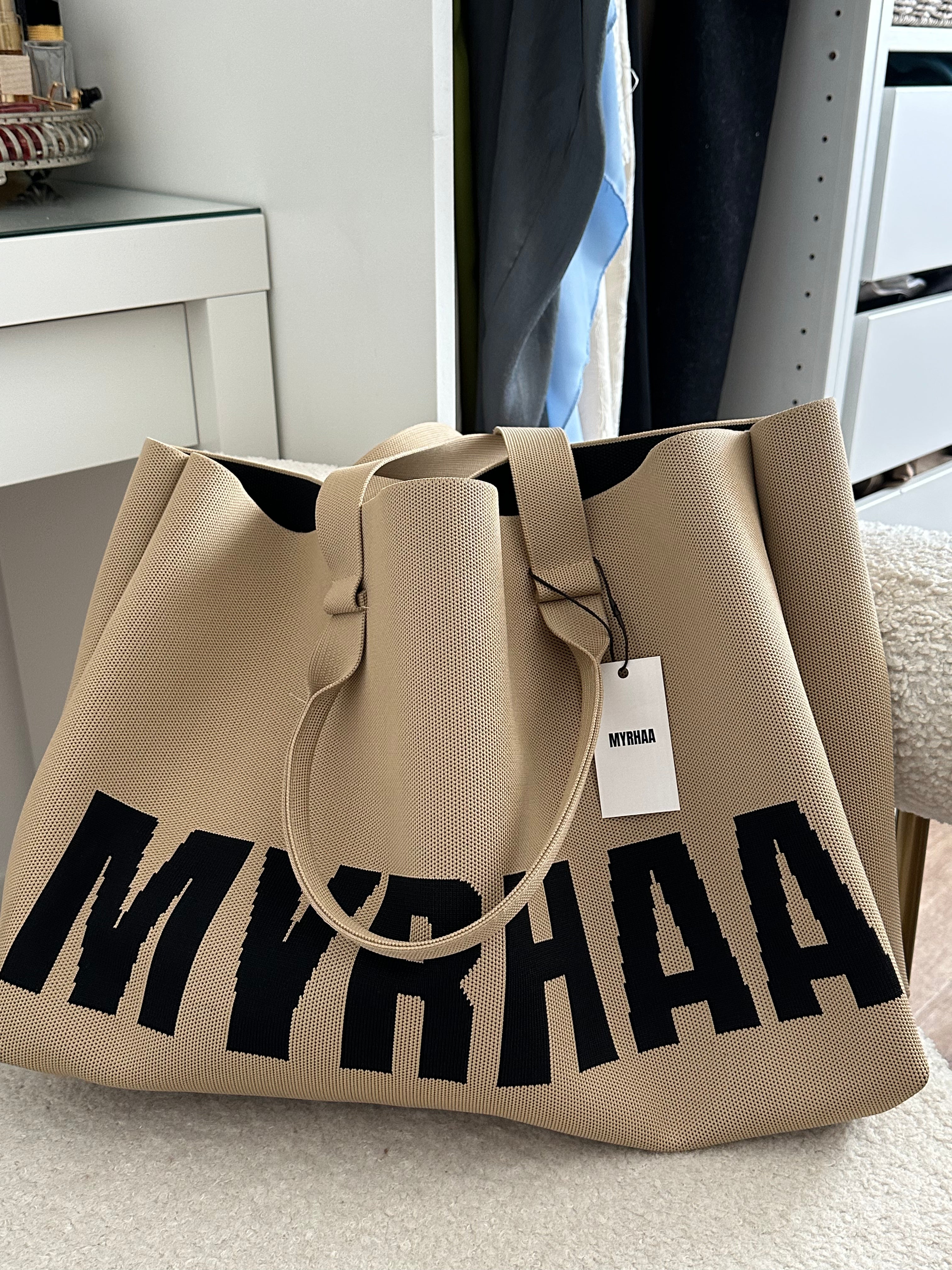 Tote-Bag Beige Noir - MYRHAA